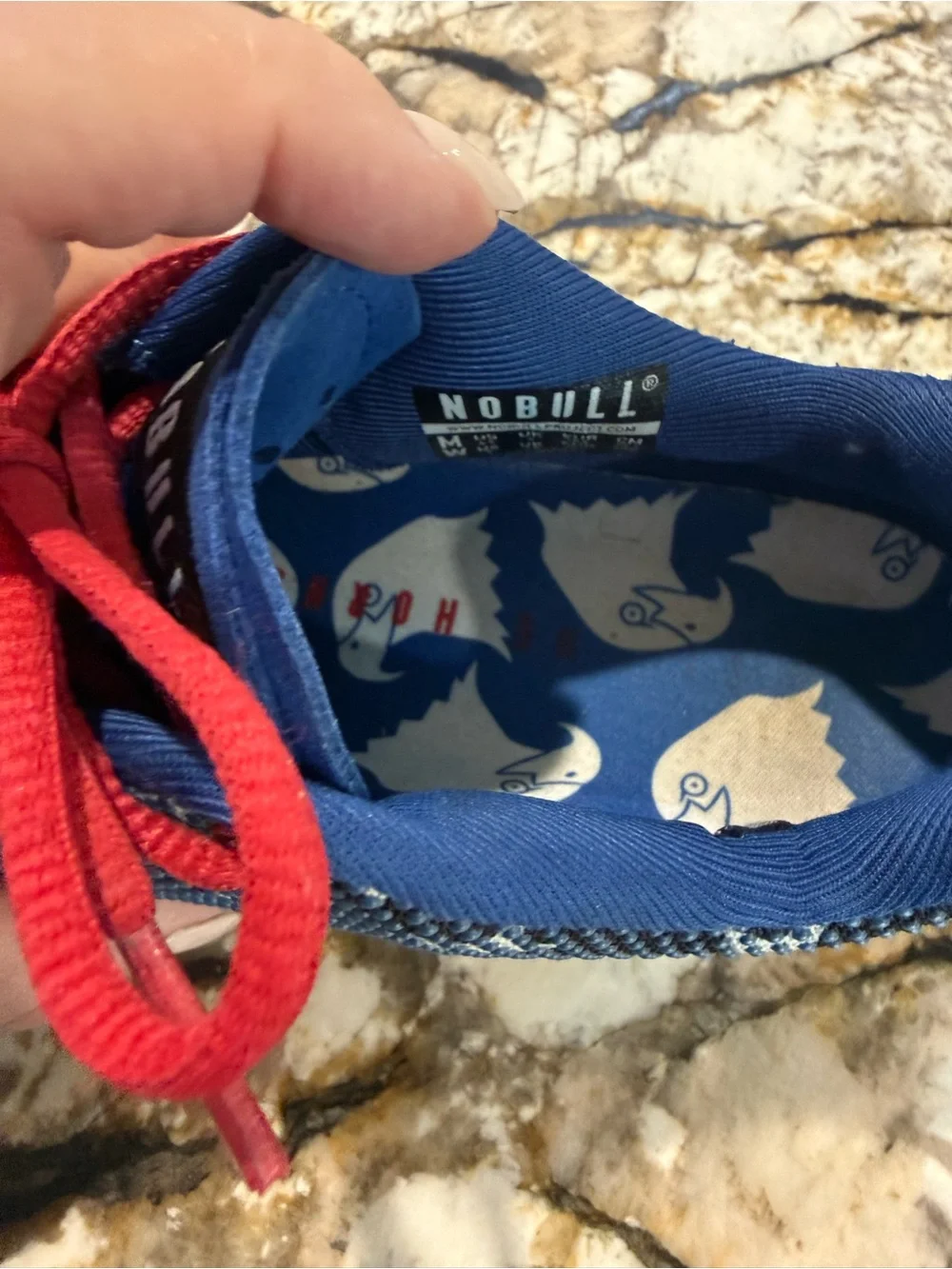 NOBULL SuperFabric Flag Edition Trainers in Women’s Size 6 Men’s Size 4.5  EUC